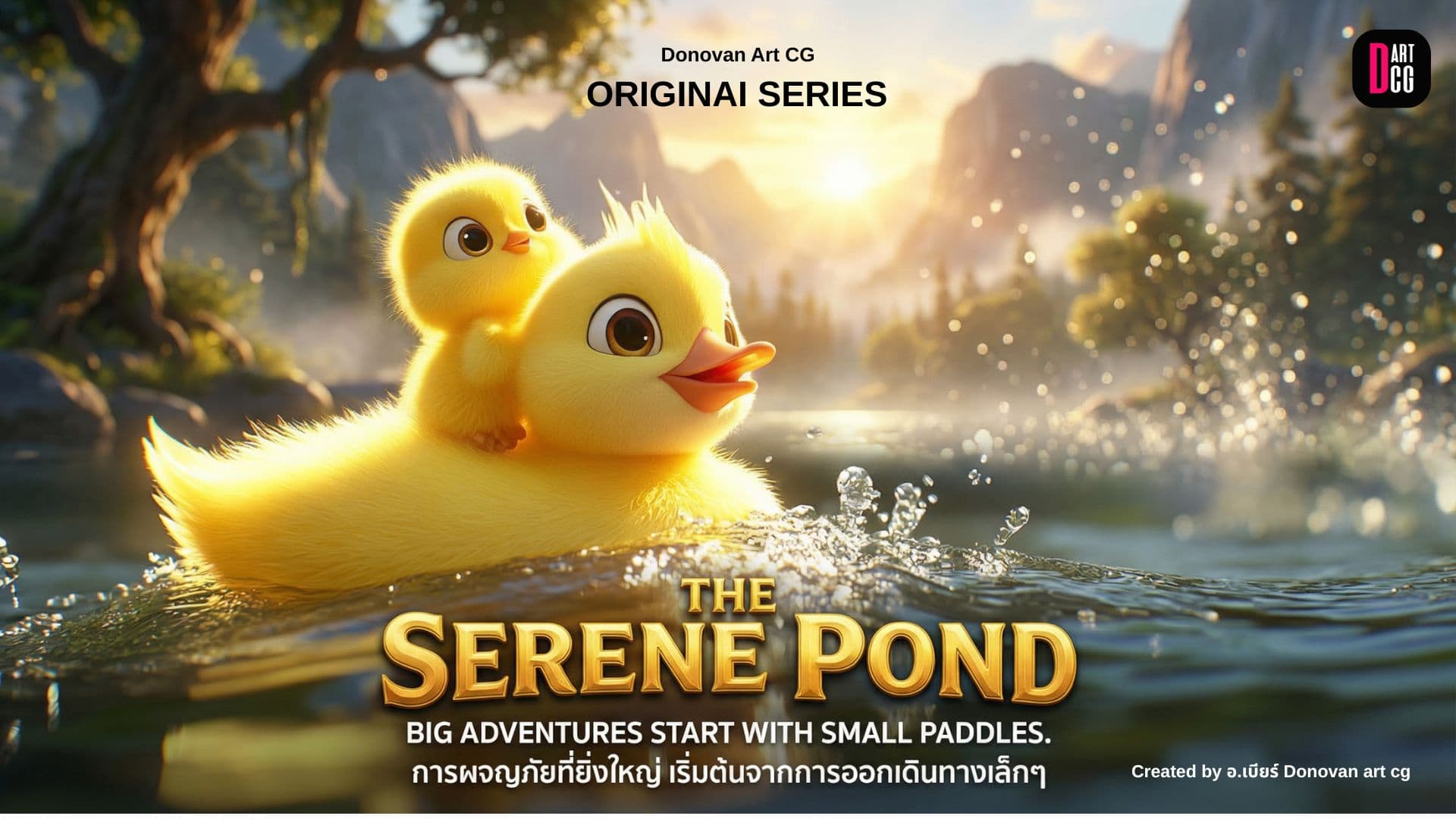 The Golden Ripple: A Journey of Love" แอนิเมชั่นธรรมชาติบำบัดใจ (Healing Nature)