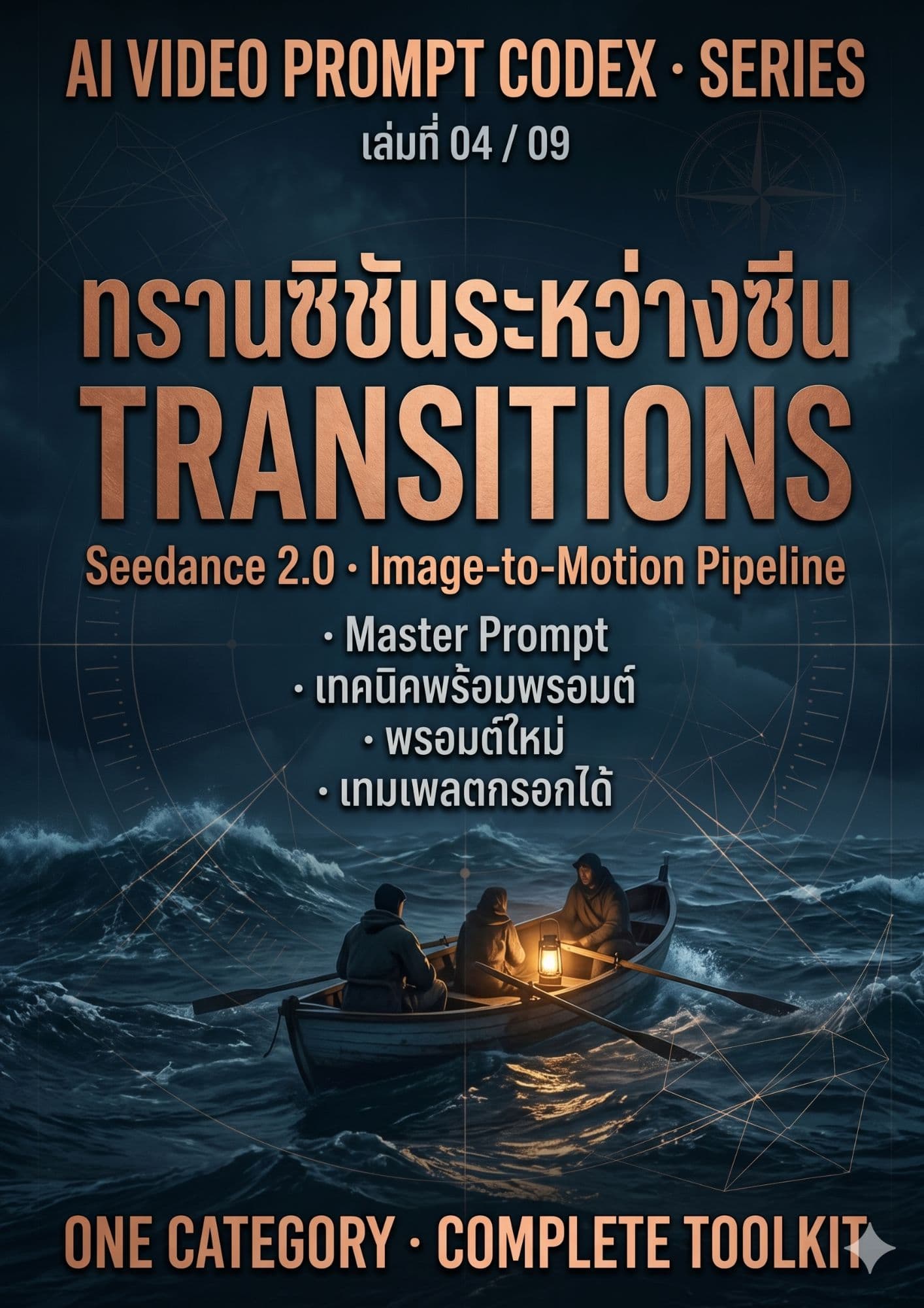 AI VIDEO PROMPT ทรานซิชันระหว่างซีน