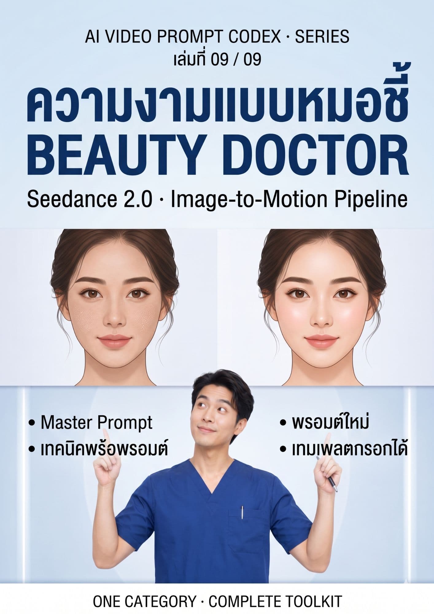 คลัง AI VIDEO PROMPT คุณหมอเปรียบเทียบ