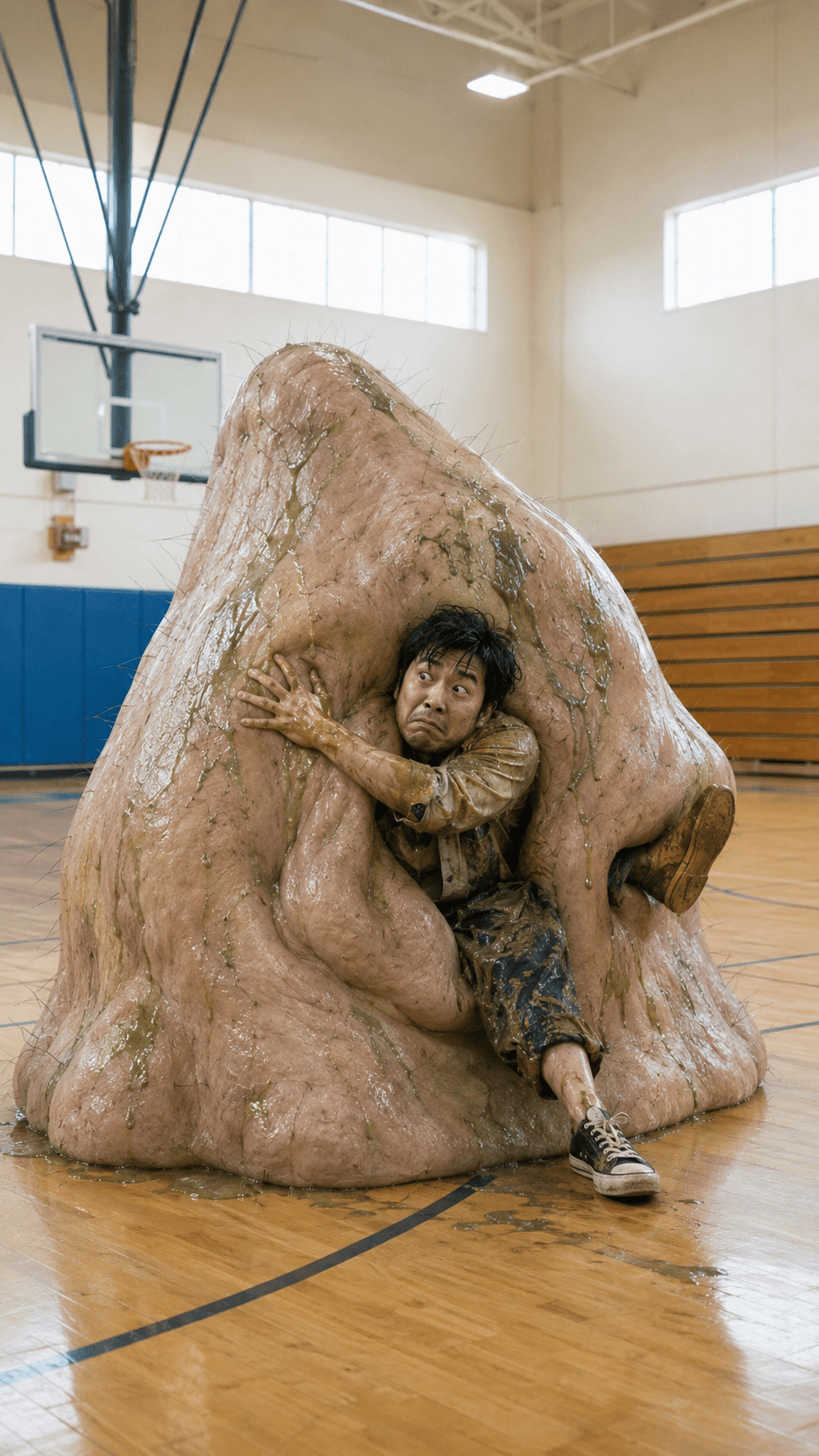 พรอมต์ติดในก้อนสัตว์ประหลาดสุดฮา — Giant Blob Creature Comedy